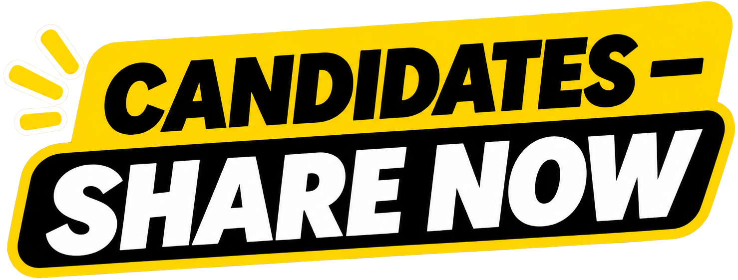 Candidates Share Now